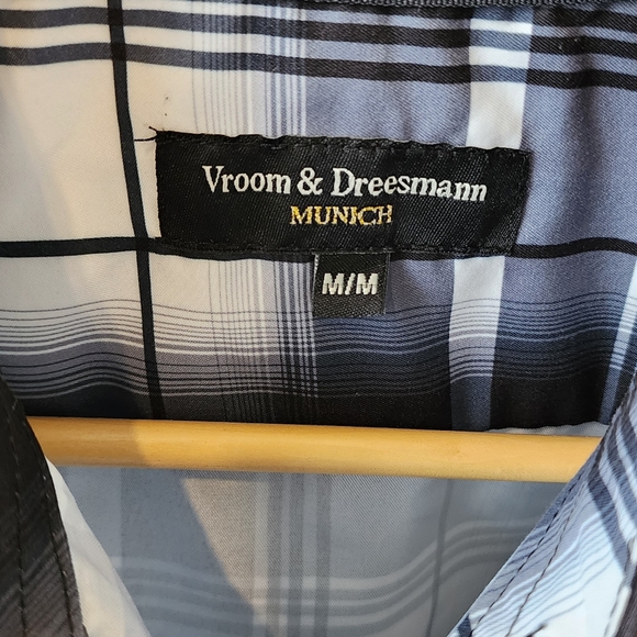 LIKE New Vroom & Dressman MUNICH Men's Medium Dress Polo Shirt - Picture 2 of 8
